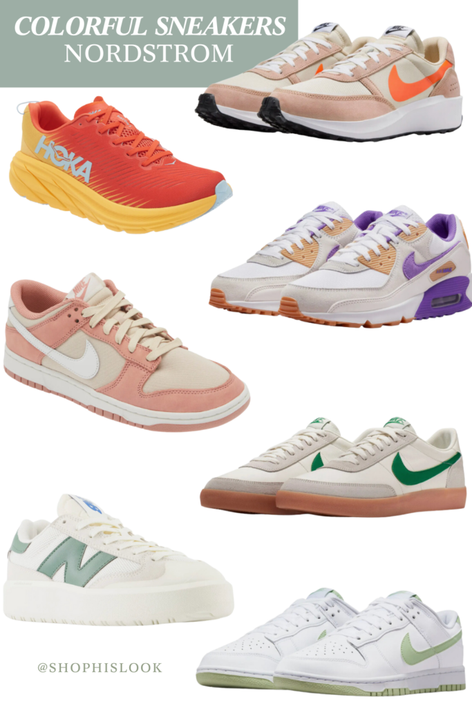 men's colorful tennis shoes at nordstrom. men's sneakers. nike tennis shoes.